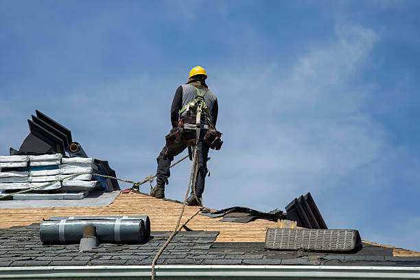 Professional Roof Replacement technician working in San Marcos, TX
